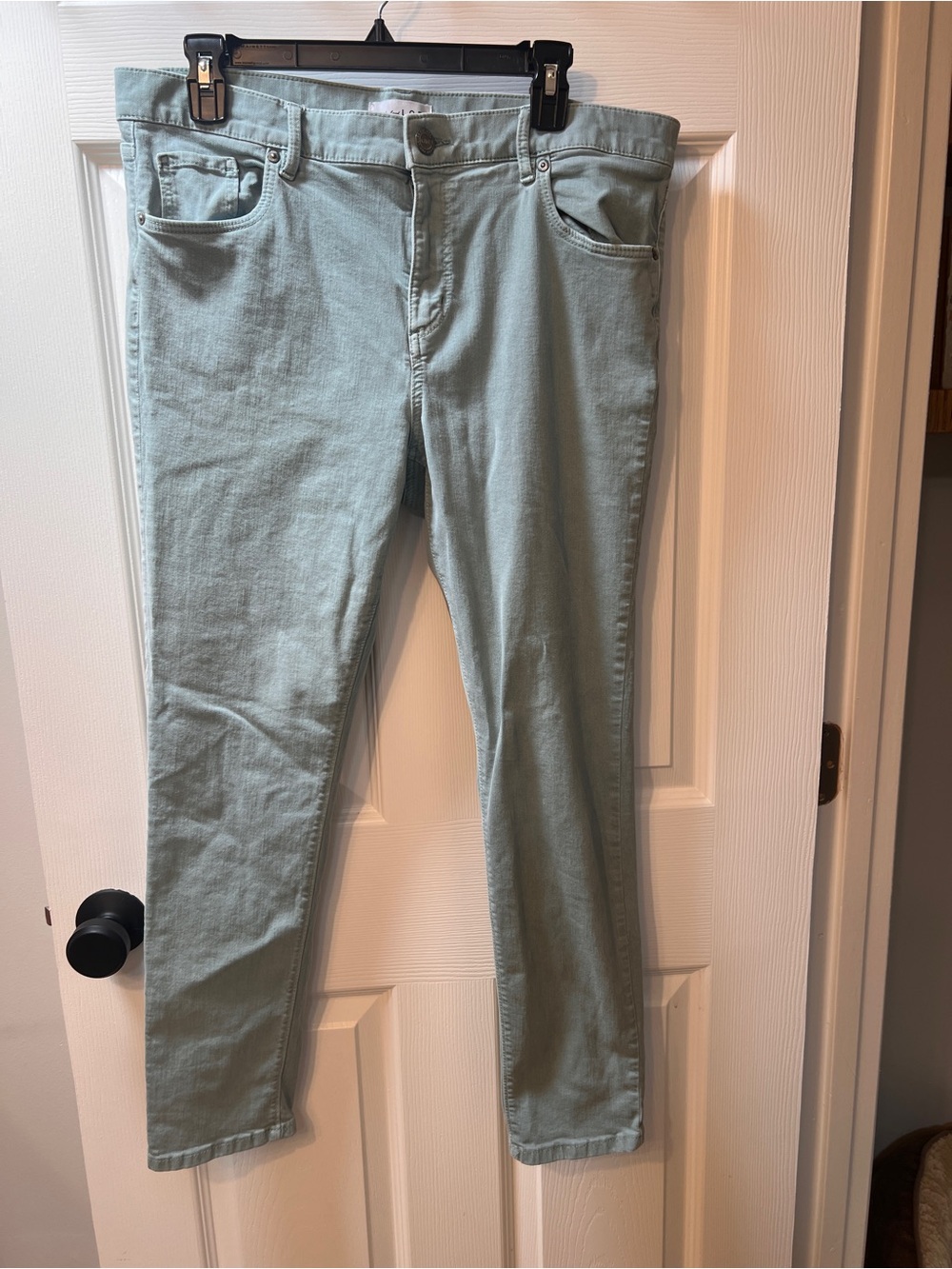 LOFT Mint Green Skinny Jeans
